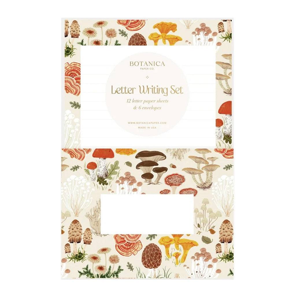 Mushrooms Letter Writing Set