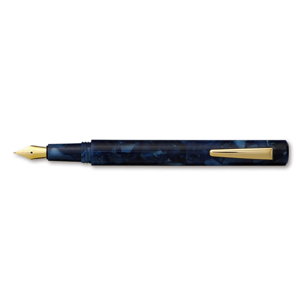 Navy Marbled Pocket Fountain Pen
