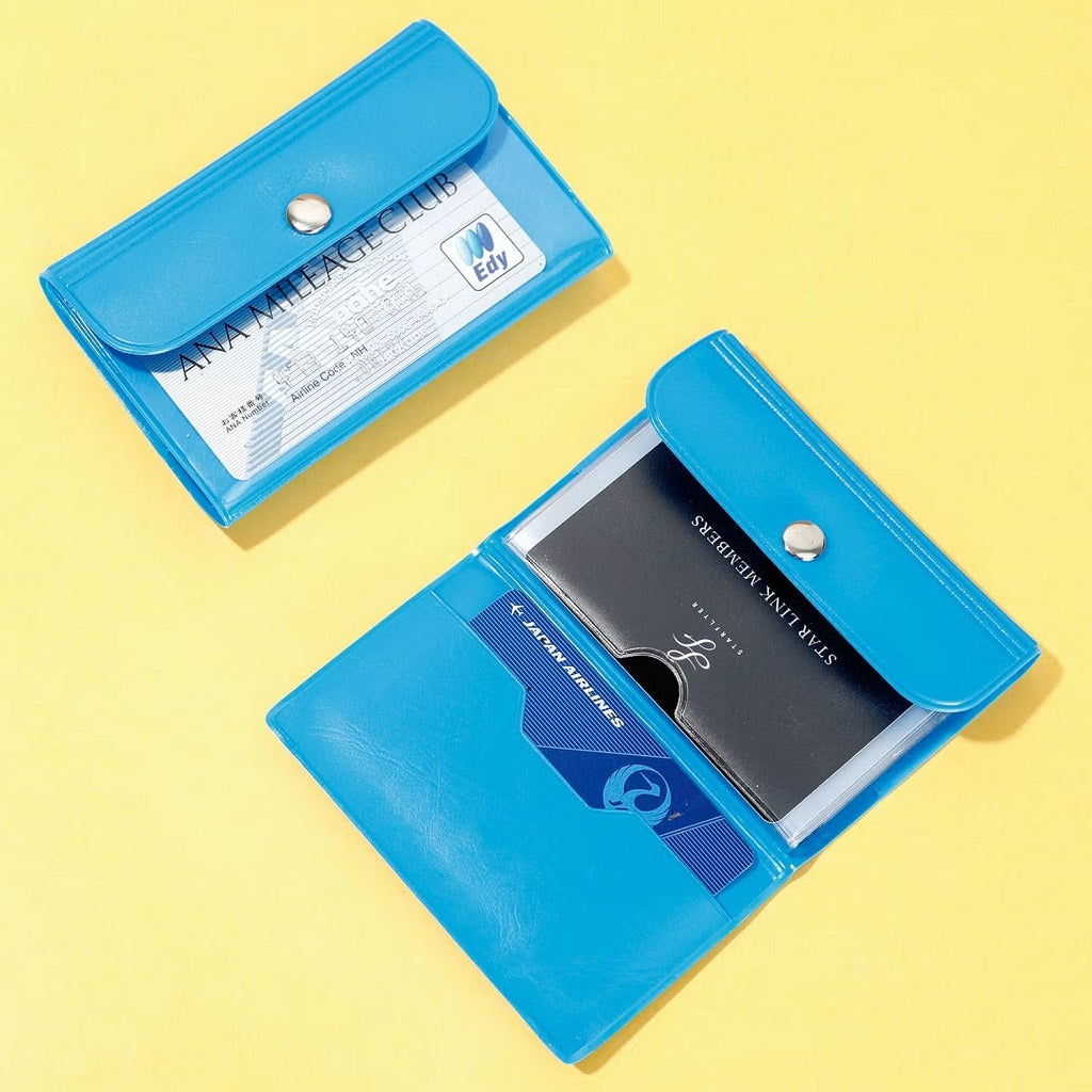 Neon Blue Card Case