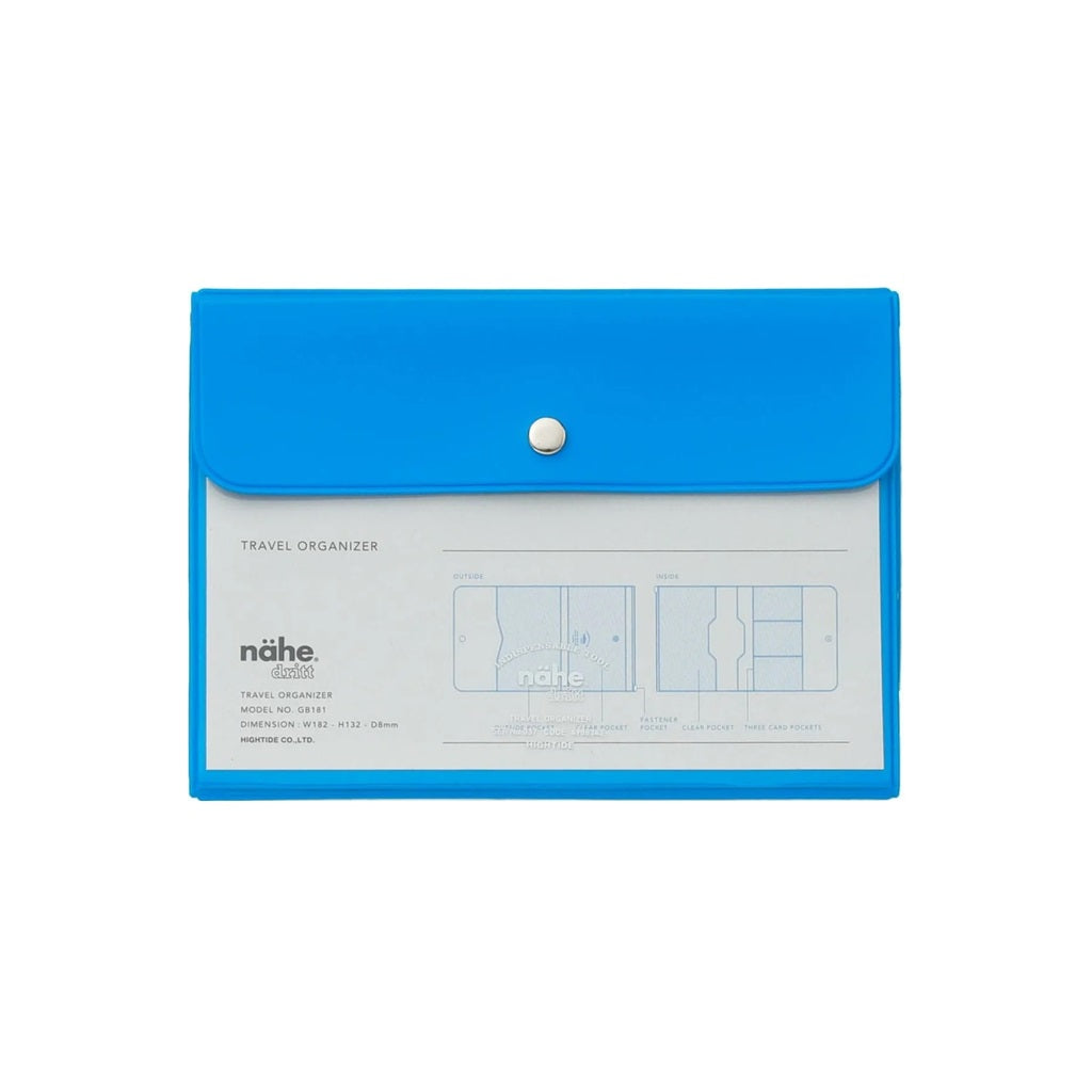 Neon Blue Travel Organizer