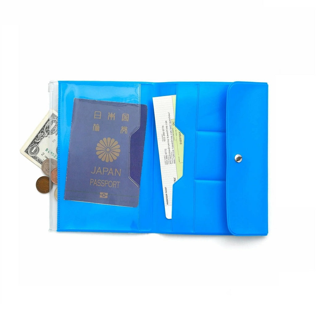 Neon Blue Travel Organizer