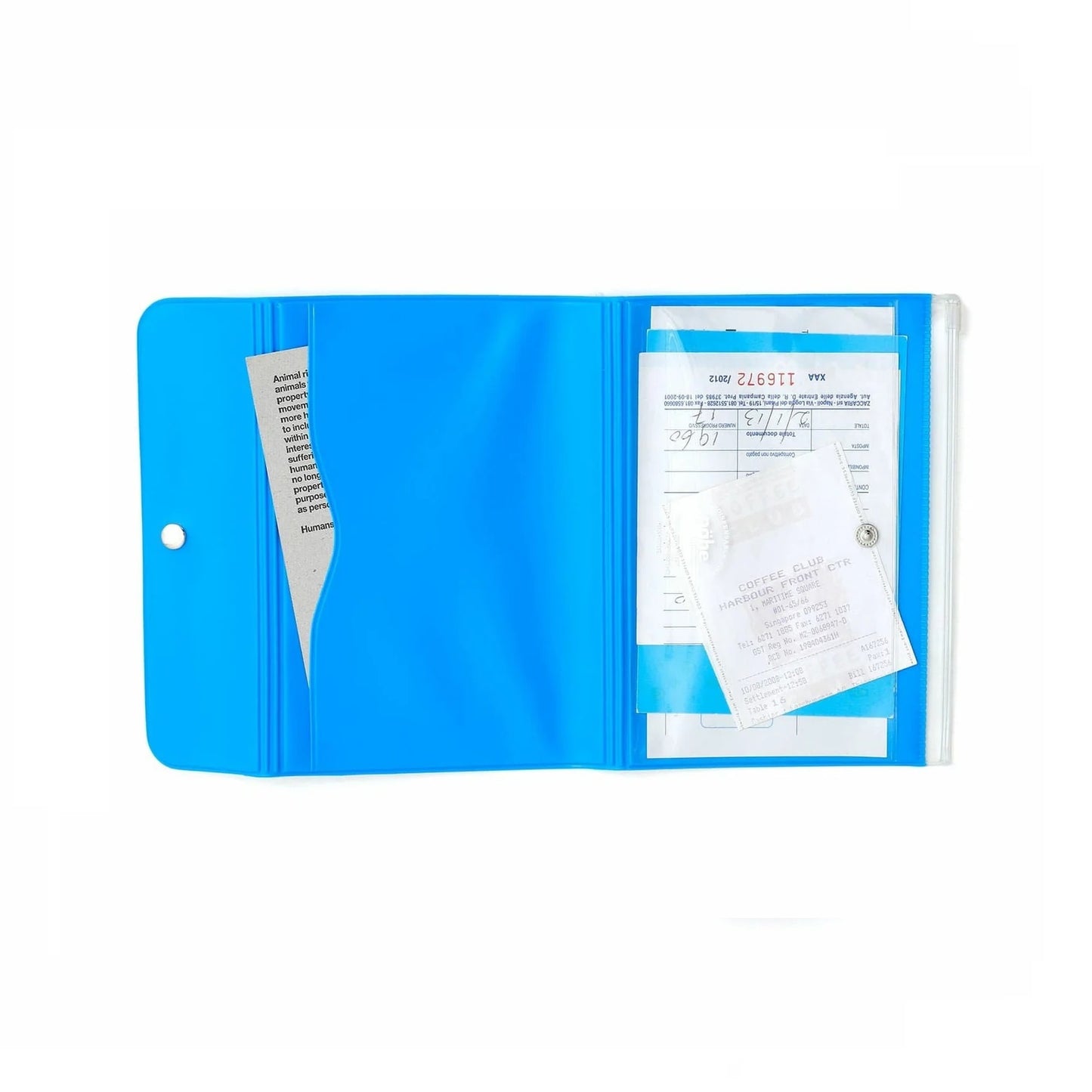 Neon Blue Travel Organizer