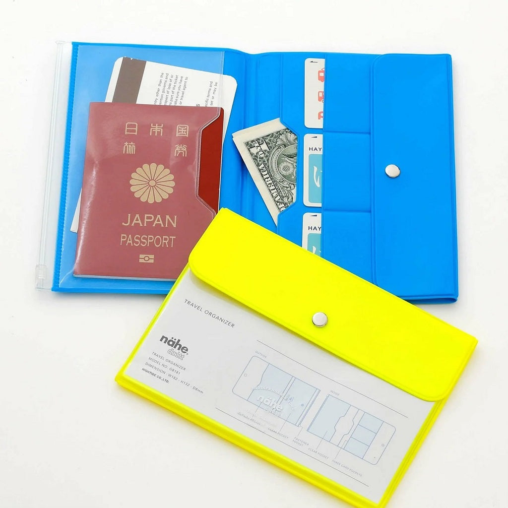 Neon Blue Travel Organizer