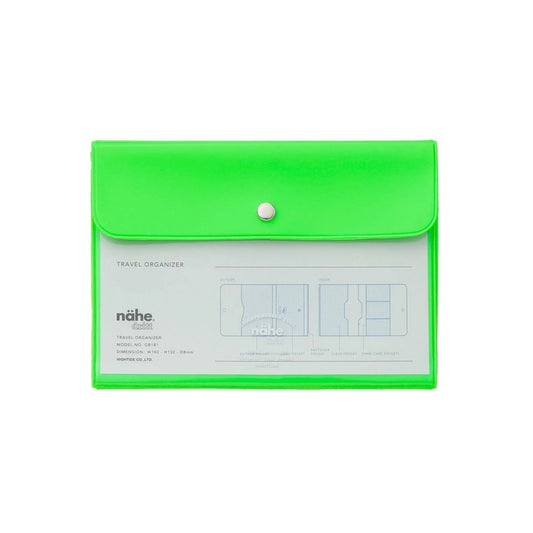 Neon Green Travel Organizer