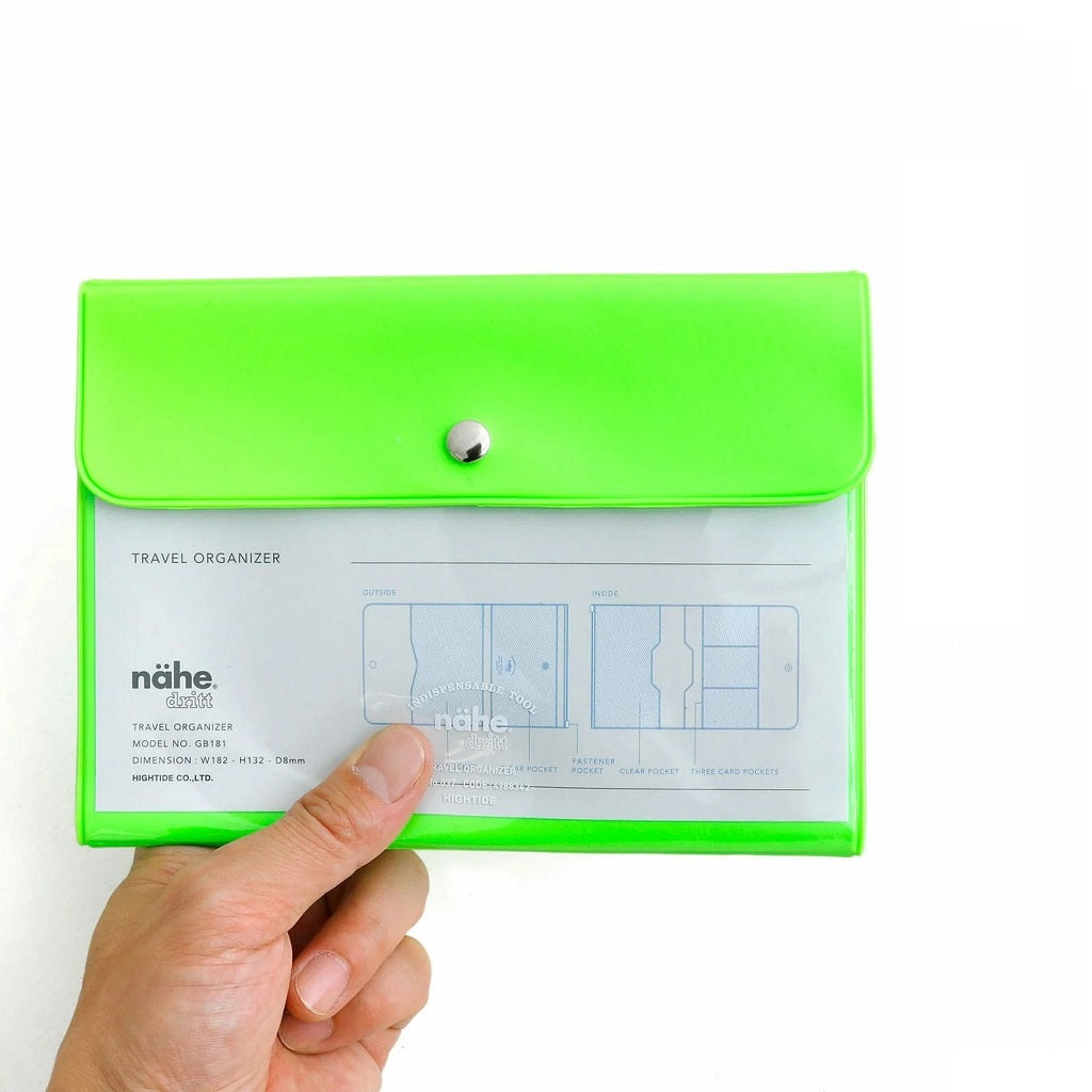 Neon Green Travel Organizer