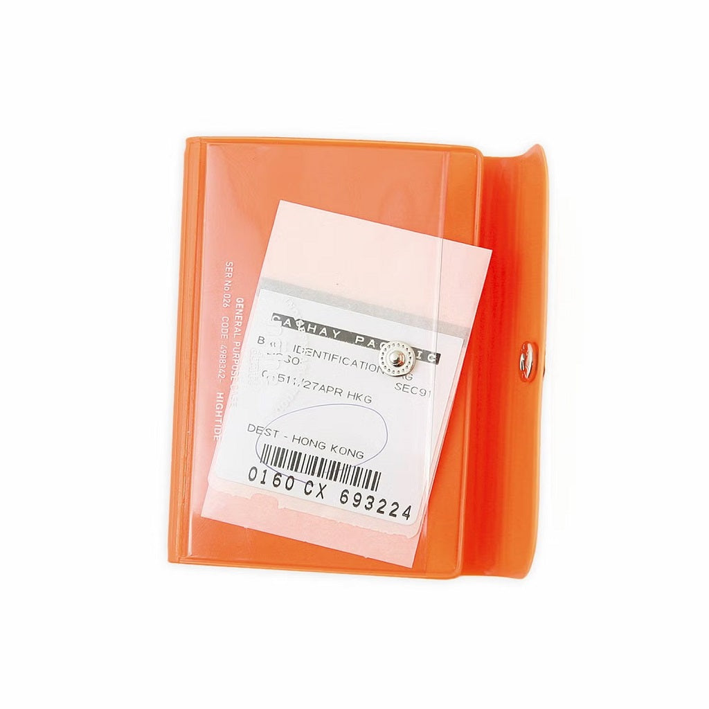 Neon Orange Card Case