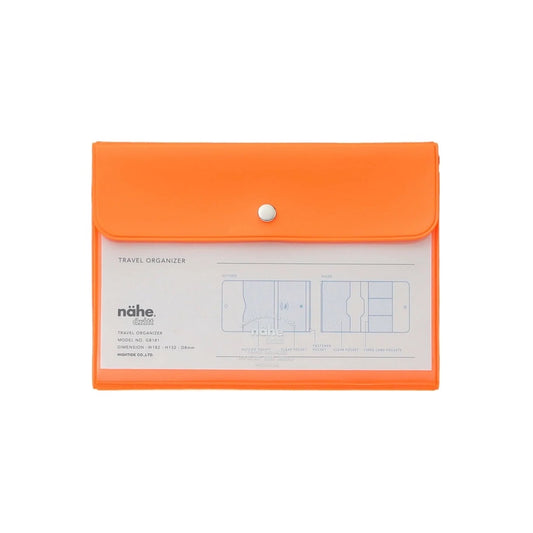 Neon Orange Travel Organizer