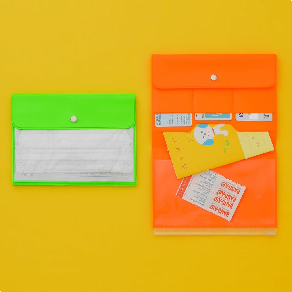 Neon Orange Travel Organizer