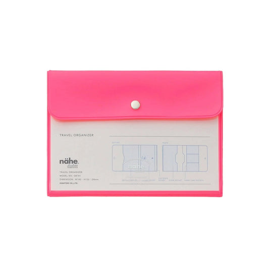 Neon Pink Travel Organizer