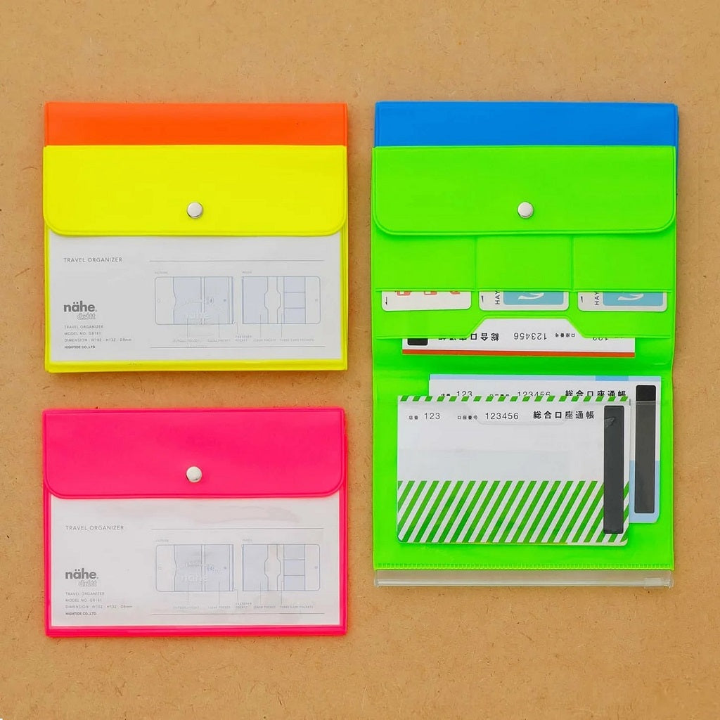 Neon Green Travel Organizer