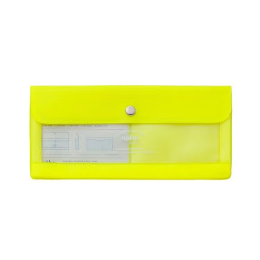 Neon Yellow Pencil Case