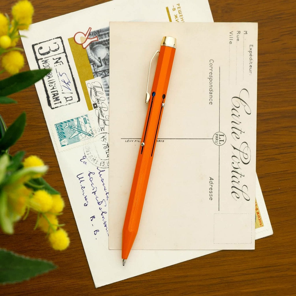 Orange 4-Colour Ballpoint Pen