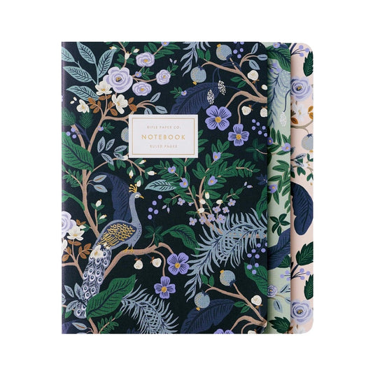 Peacock Notebook Set