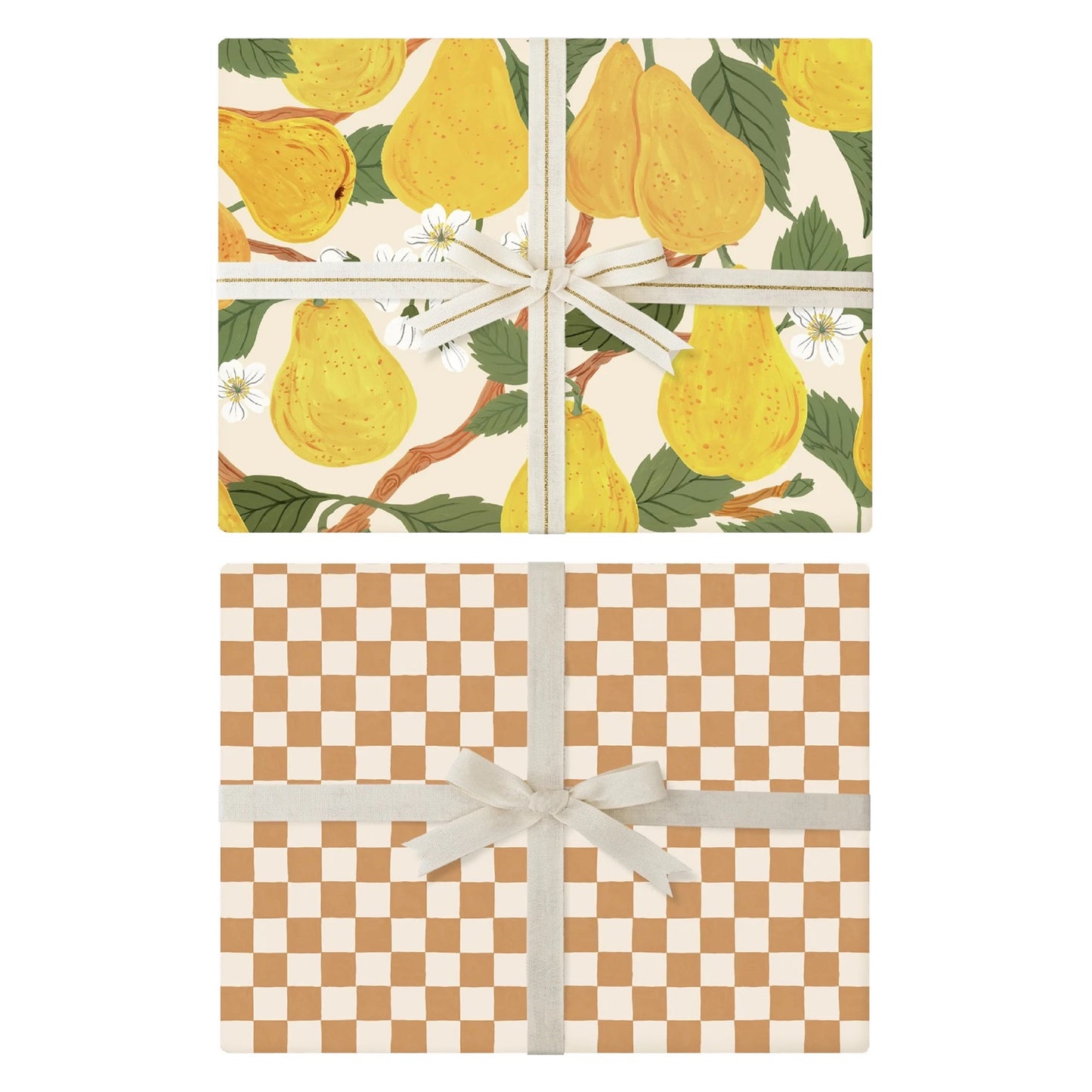 Pear Orchard Double Sided Wrapping Sheets