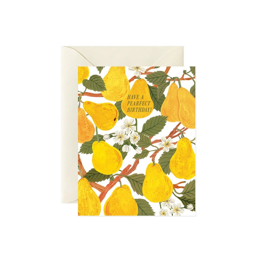 Pearfect Birthday Card