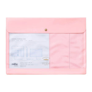 Pink A4 Document Case