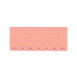 Pink Weekly Sticky Pad