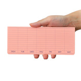 Pink Weekly Sticky Pad