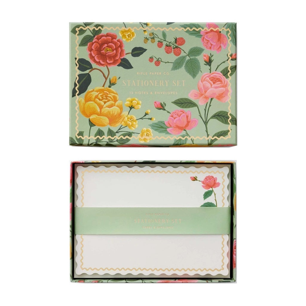 Roses Stationery Set