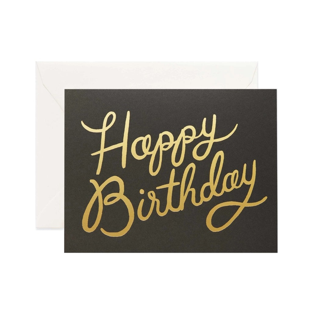 Shimmering Birthday Card