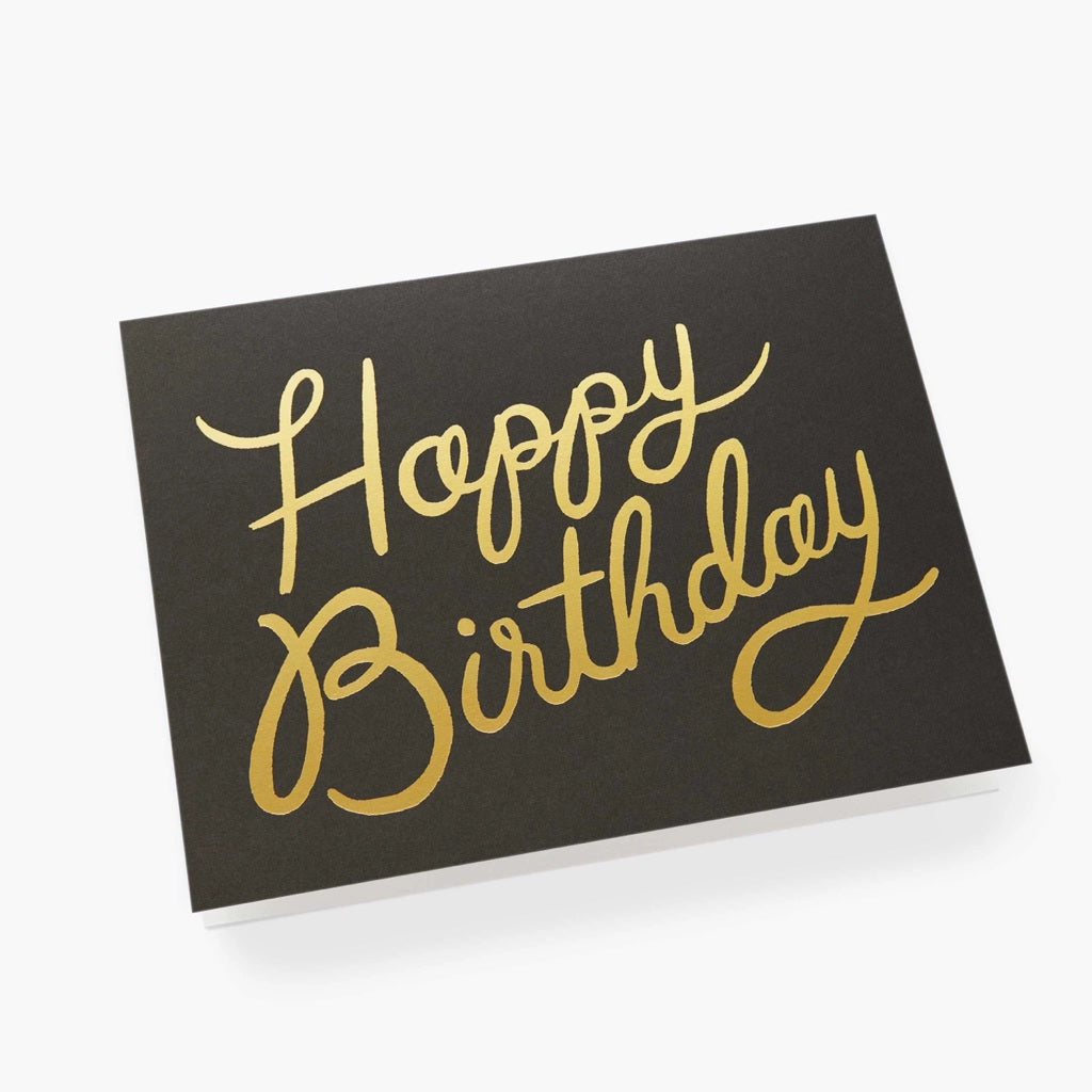 Shimmering Birthday Card