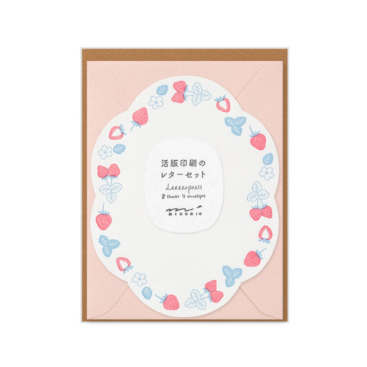 Strawberry Letter Set