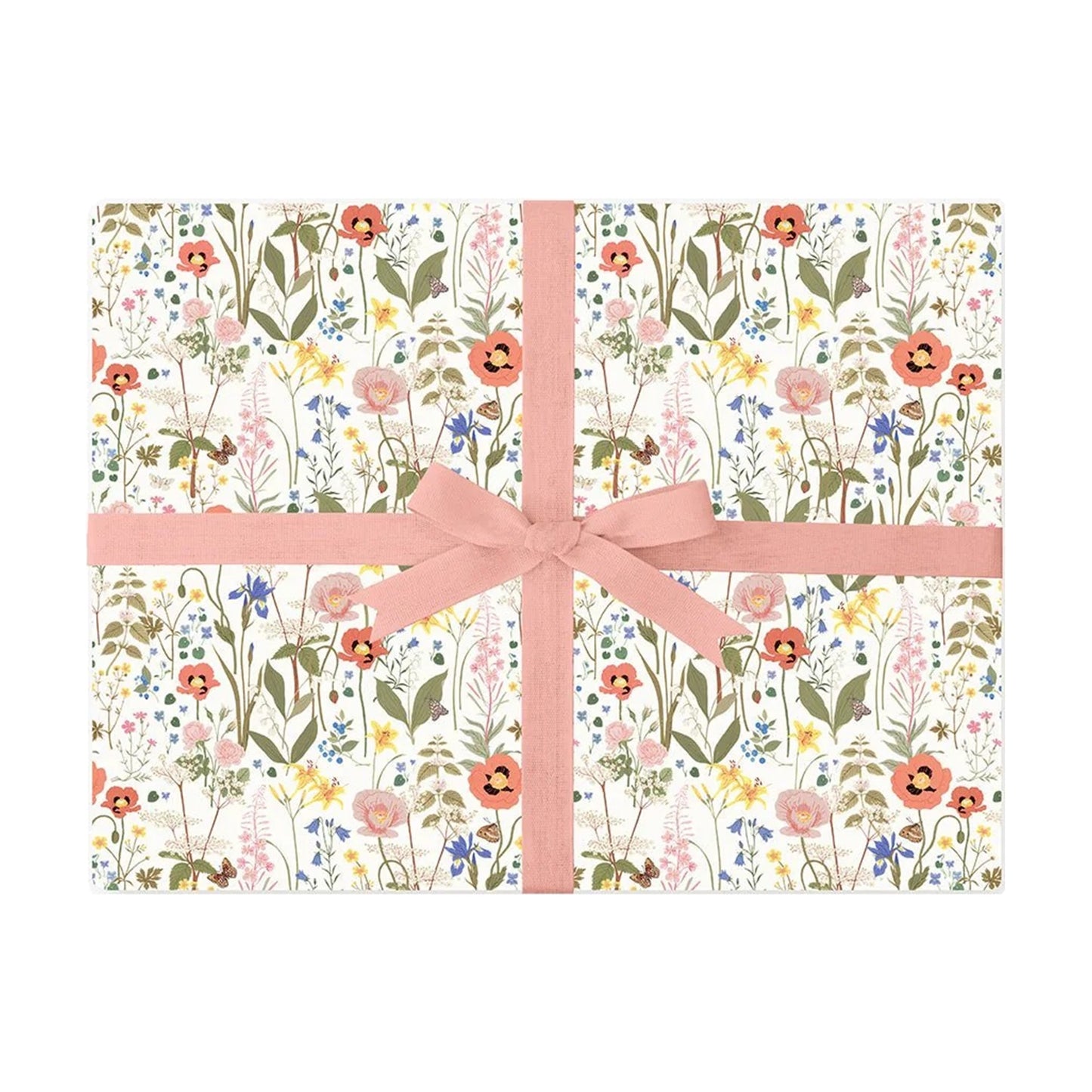 Wild Flowers Double Sided Wrapping Sheets