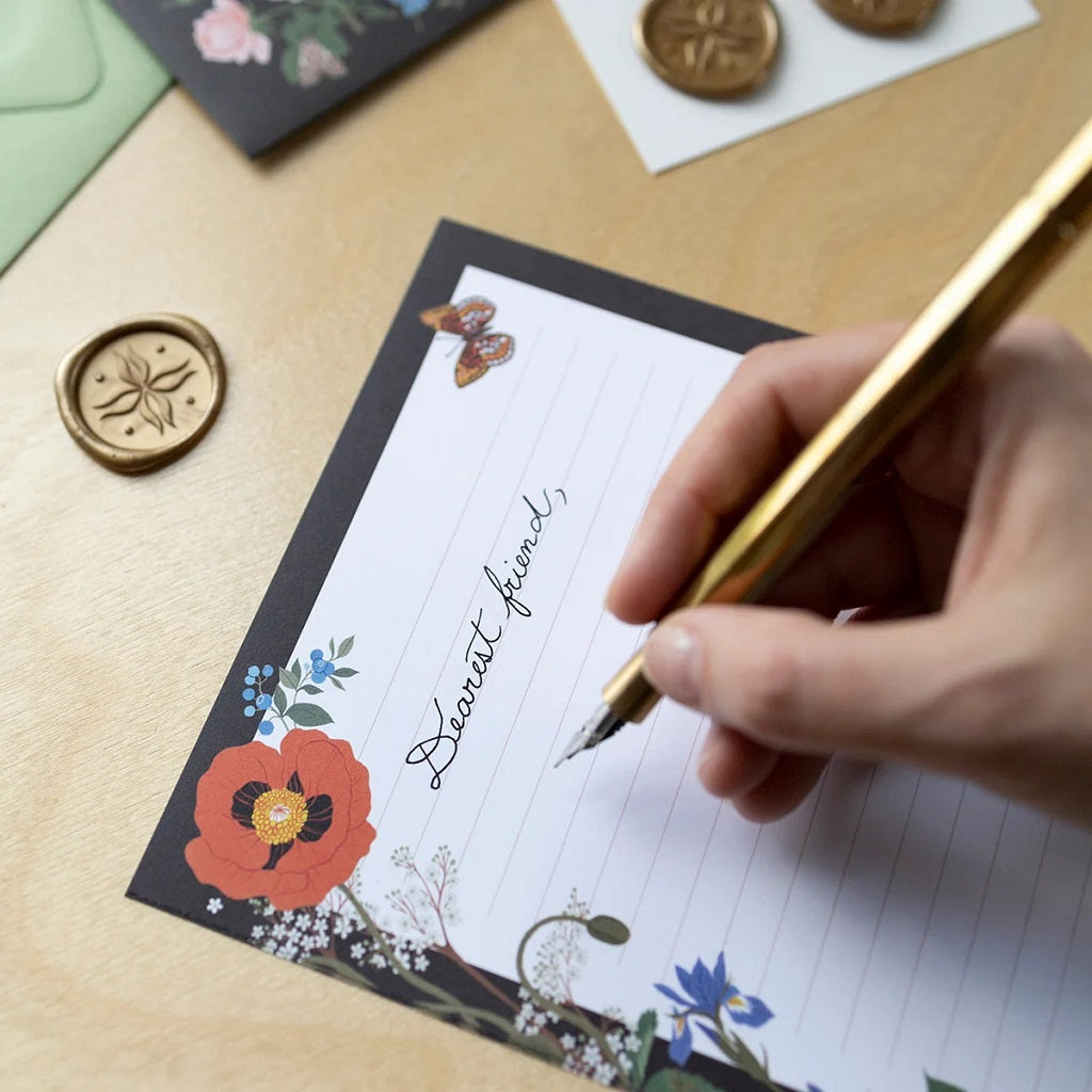Wild Flowers Letter Writing Set – The Paper Company India