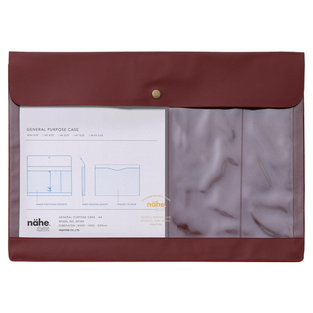 Wine A4 Document Case