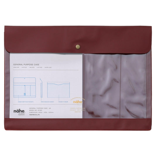 Wine A4 Document Case