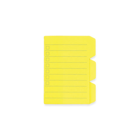 Yellow Weekly Sticky Pad – The Paper Company India