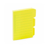 Yellow Checklist Sticky Tabs