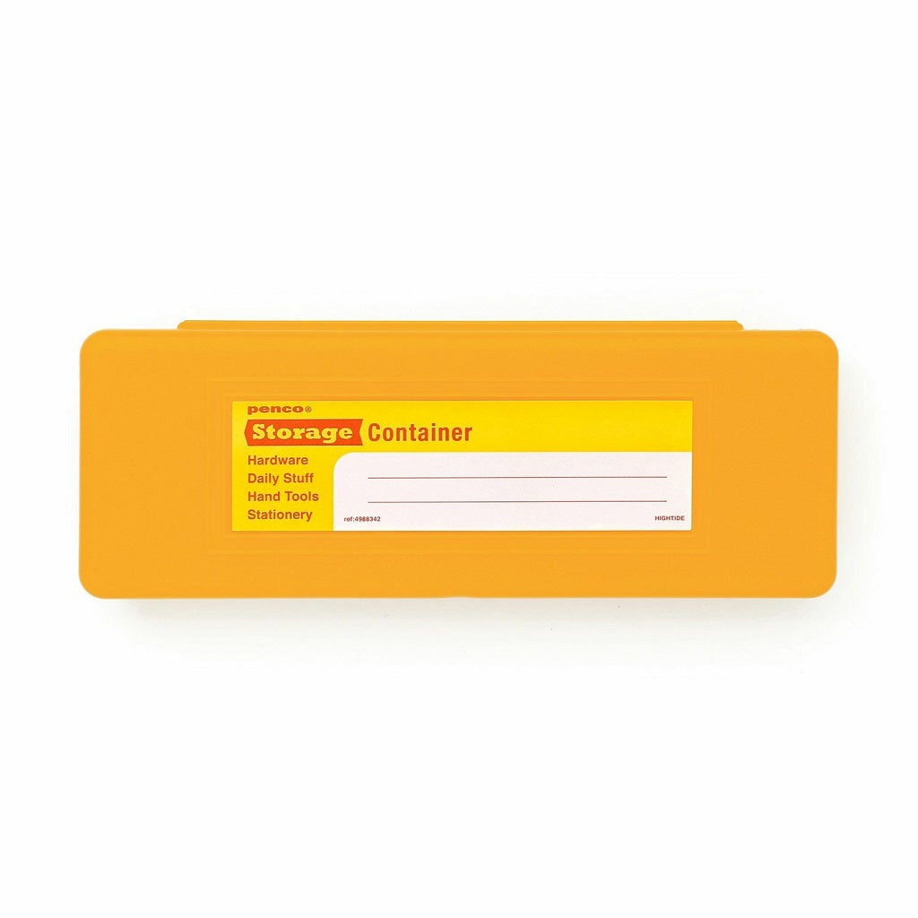 Yellow Storage Container Pencil Case