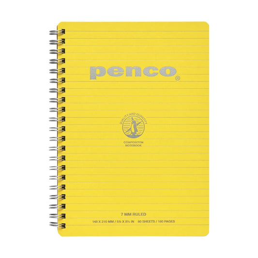 Yellow Wirebound Notebook