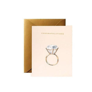 Diamond Ring Congratulations Card
