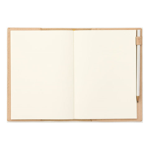 A5 Natural Leather Notebook Cover – The Paper Company India