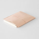A5 Natural Leather Notebook Sleeve