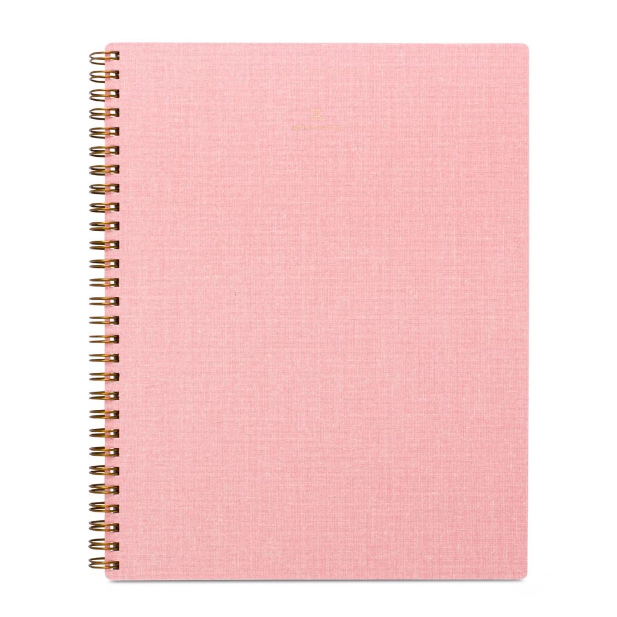 Blossom Pink Linen Grid Notebook – The Paper Company India