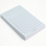 Blue Blank List Pad