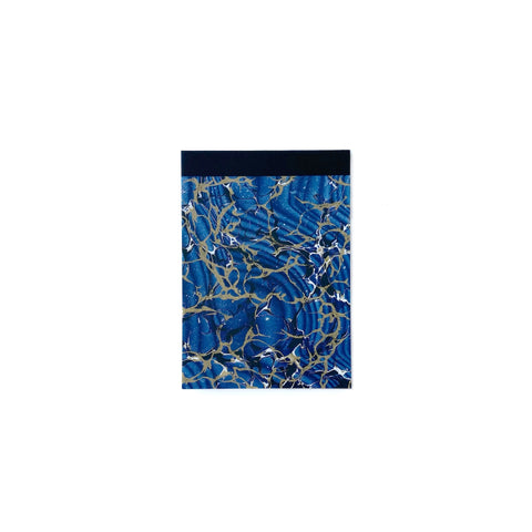 Blue Marbled Pocket Memo Pad