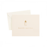 Bottle Service Card