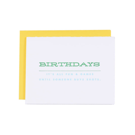 It's All Fun & Games Birthday Card