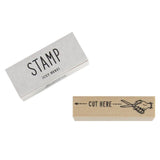 Cut Here Stamp