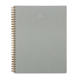 Dove Grey Linen Notebook