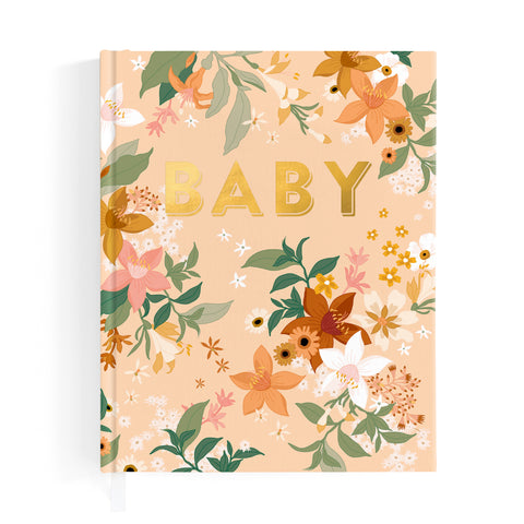 Floral Baby Book