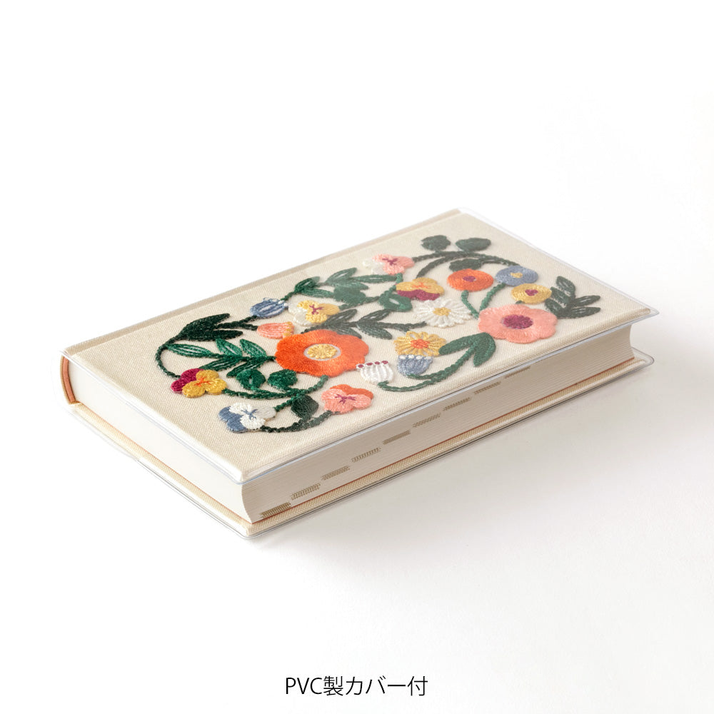 Floral Embroidered Five Year Journal