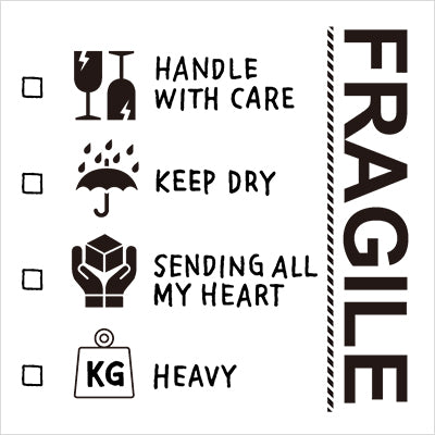 Fragile Shipping Stamp