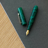 Green Marbled Pocket Fountain Pen