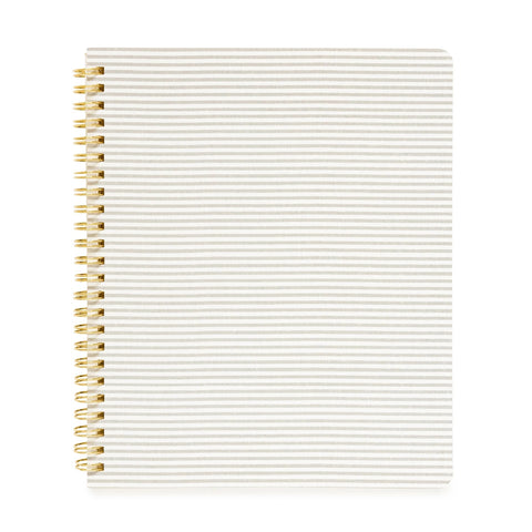 Grey Stripes Notebook