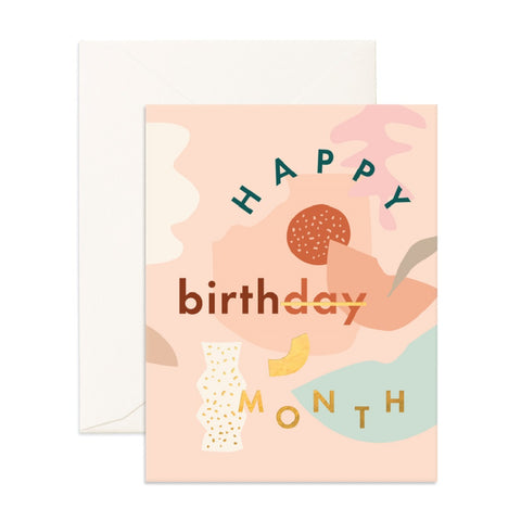 Happy Birthday Month Card